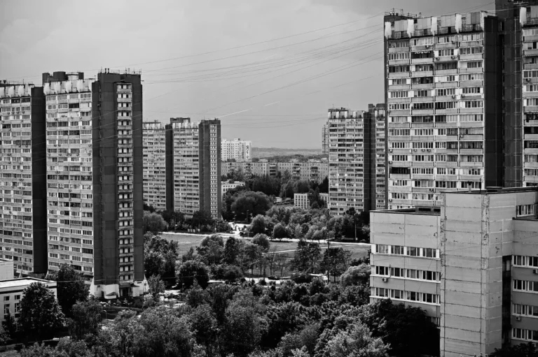 A Soviet-era Moscow institutional building exterior